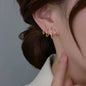 Boucles d'oreilles en cristal brillant de luxe - Loufdingue.com - Boucles d'oreilles en cristal brillant de luxe - Loufdingue.com -  -  