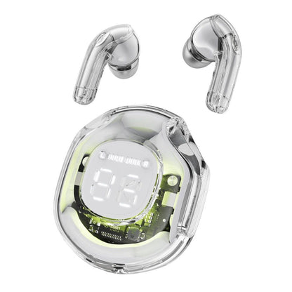 Écouteurs Bluetooth sans fil transparents antibruit avec affichage numérique - Loufdingue.com - Écouteurs Bluetooth sans fil transparents antibruit avec affichage numérique - Loufdingue.com -  -  