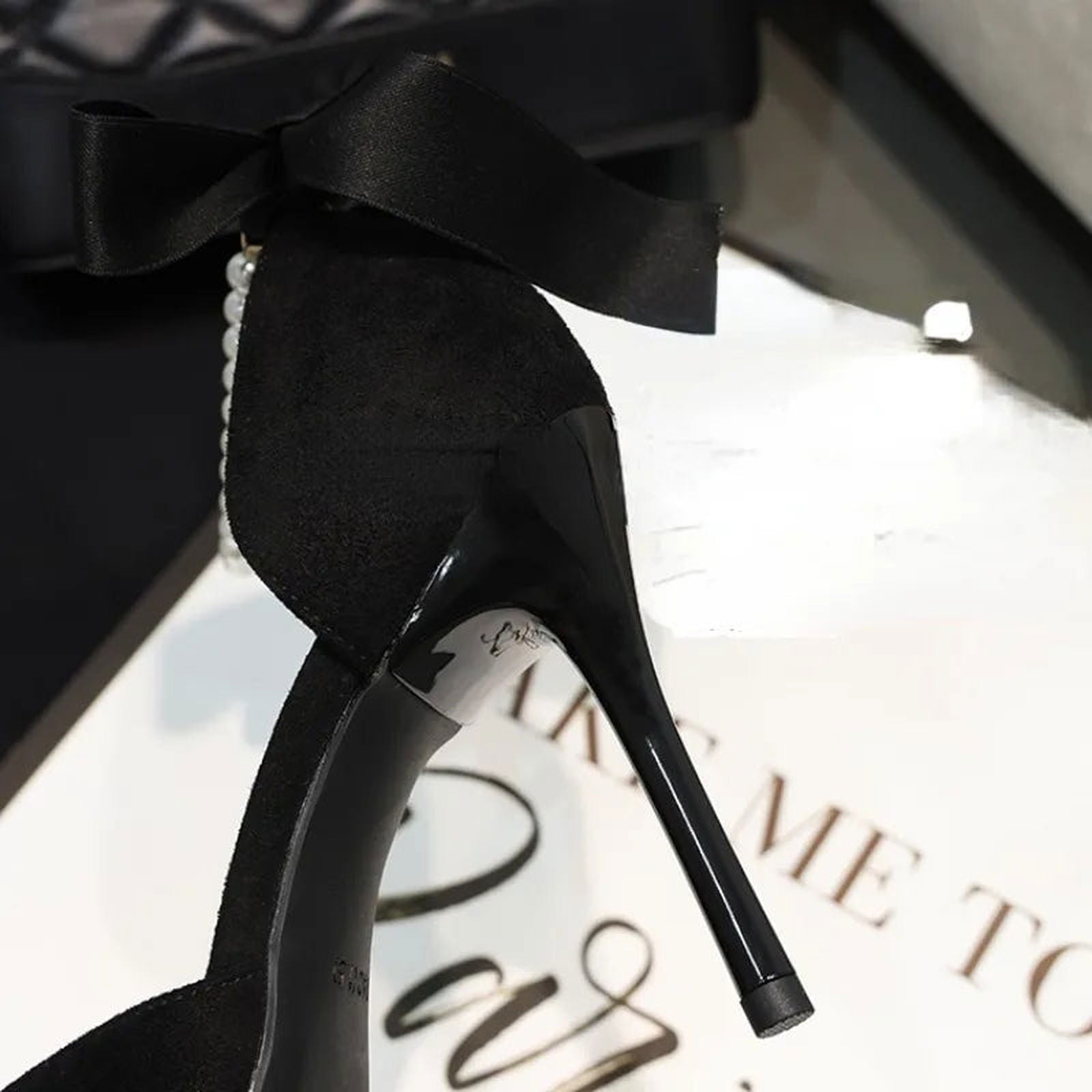 Escarpins noirs pour femmes, nouvelle marque Design à talons hauts, Sexy, bout pointu, model 2024 - Loufdingue.com - Escarpins noirs pour femmes, nouvelle marque Design à talons hauts, Sexy, bout pointu, model 2024 - Loufdingue.com -  -  