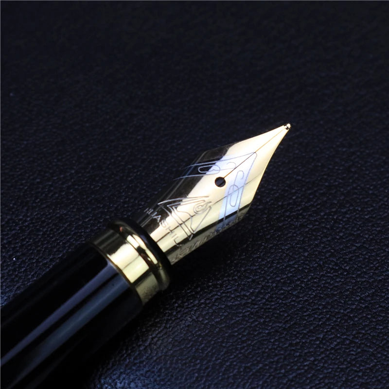 Stylo plume gravé personnalisé avec texte doré, stylo à bille d'écriture.