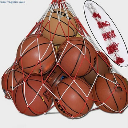 1 pièces 10 balles filet de transport sac de sport en plein air filet de football Portable équipement de sport basket-ball volley-ball balle filet sac