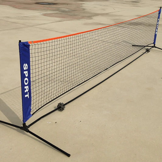 Filet d'entraînement de Tennis professionnel Standard, filet de Tennis extérieur de Badminton Portable pour les Sports de volley-ball en maille sans cadre