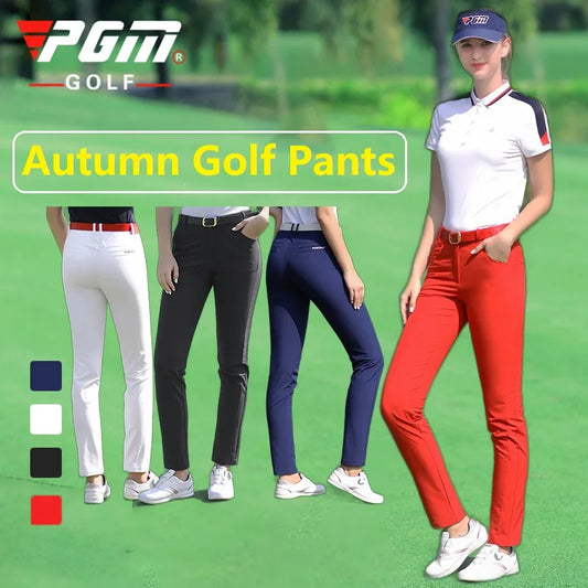 Pantalons de Golf pour femmes, automne, printemps, golfeur, vêtements de sport mince respirant pantalons de Golf filles sport Pants XS-XL