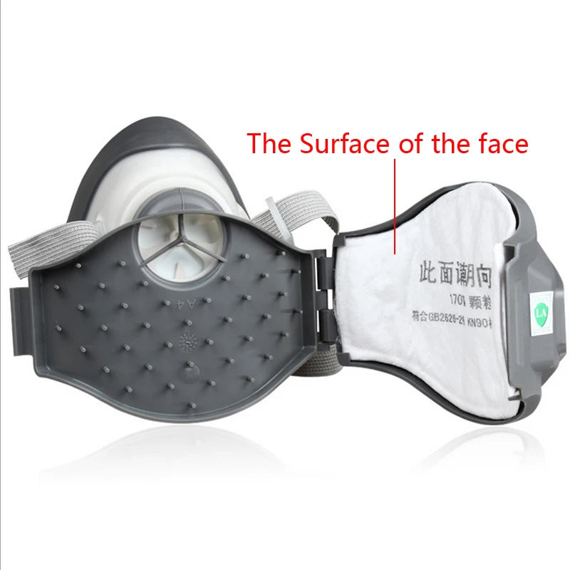 3M 1212 Half Face Respirator Mask