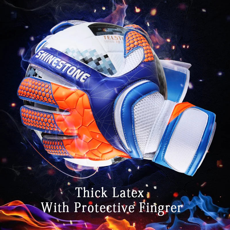 Gants de gardien de but de football en Latex épais professionnel avec Protection des doigts