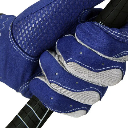Gants de Golf pour hommes, 3 couleurs, bleu, blanc, gris, tissu respirant, antidérapants, de sport, professionnel, 1 pièce
