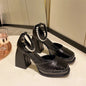 Mary Jane – chaussures Vintage à talons hauts, chaîne de perles pour femmes - Loufdingue.com - Mary Jane – chaussures Vintage à talons hauts, chaîne de perles pour femmes - Loufdingue.com -  -  