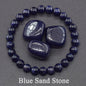 Bracelet de perles en pierre Lapis Lazuli naturelle 5A, élastique, de haute qualité, bijoux de guérison énergétique. - Loufdingue.com - Bracelet de perles en pierre Lapis Lazuli naturelle 5A, élastique, de haute qualité, bijoux de guérison énergétique. - Loufdingue.com -  -  