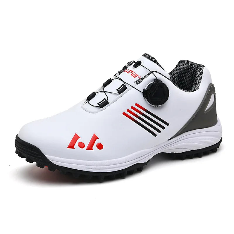 Chaussures de Golf pour hommes, chaussures de Sport de bonne qualité, antidérapantes, pointes d'entraînement, de marche en cuir