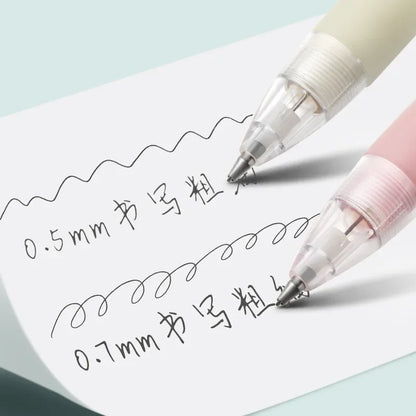 Crayons mécaniques ours 2B, 0.5/0.7mm, papeterie Kawaii, outil d'écriture pour l'école et le bureau.
