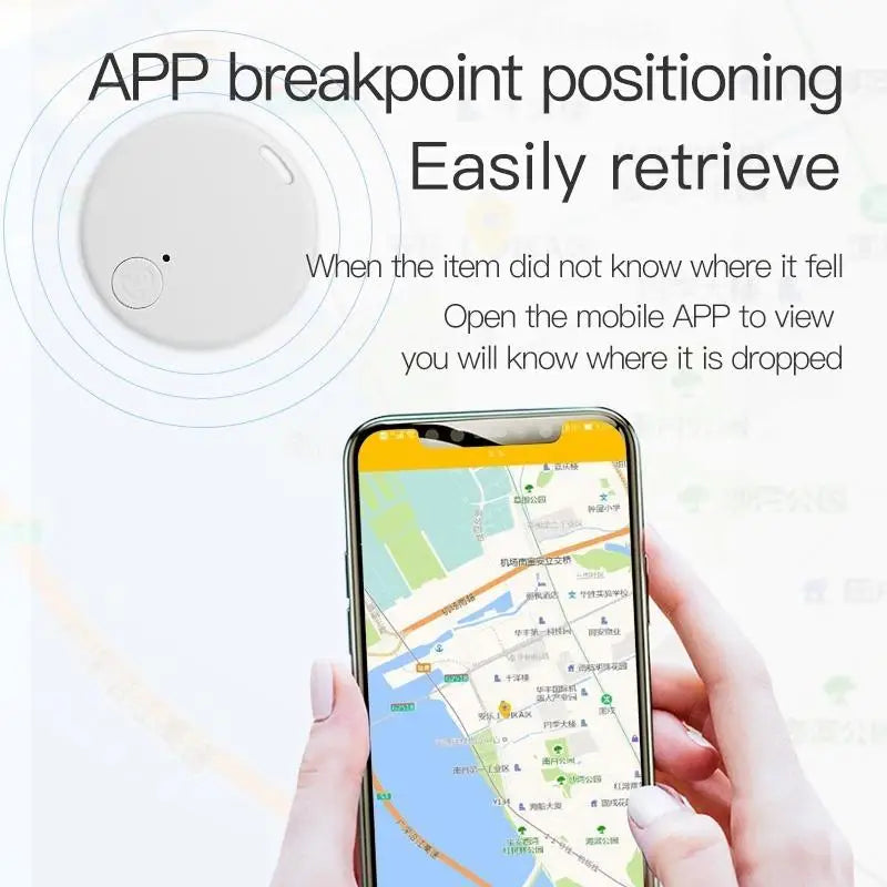 Mini GPS Mobile Bluetooth 5.0, dispositif Anti-perte avec sac, suivi de portefeuille, localisateur intelligent