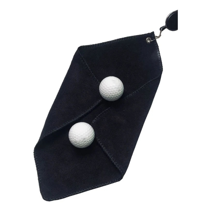Golf Towel Microfibre Cleaning Cloth for fers Absorbent and Quick Drying with Retractable Hook for Sports Enthusiasts