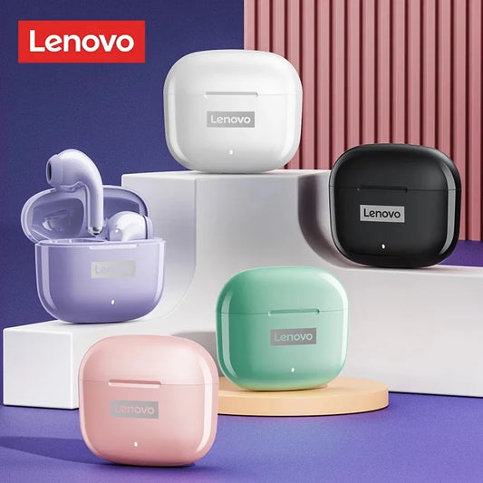 Lenovo – écouteurs sans fil Bluetooth 5.1 LP40 Pro TWS, casque d'écoute pour Sport, réduction du bruit, commande tactile, 250mAH, originaux
