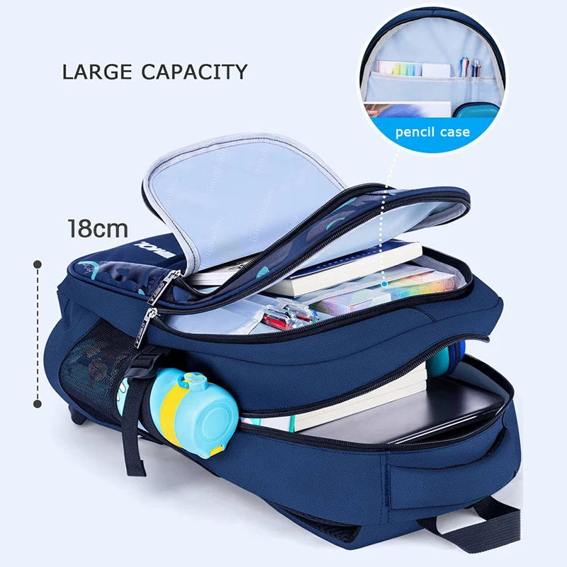 Andralyn- nouveaux sacs d'école, sac à dos pour primaire adolescents garçons, imperméables.