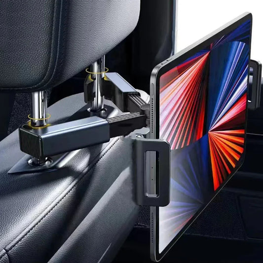Clips de Support de tablette pour appui-tête de voiture, Support de tablette rotatif à 360 degrés, oreiller de siège arrière automatique