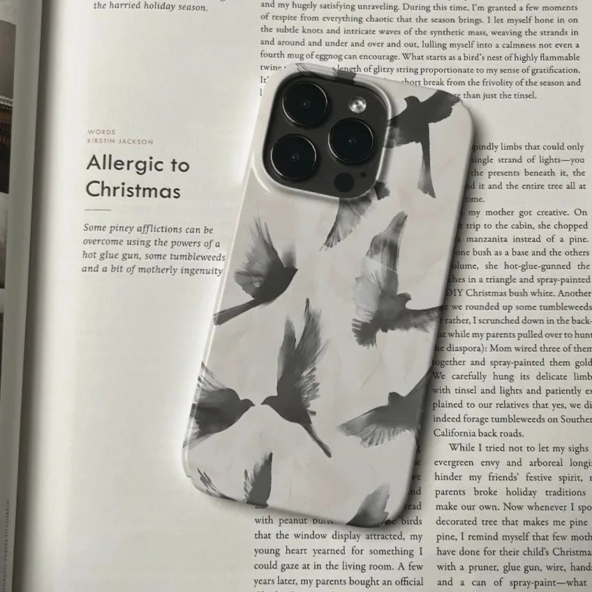 Funda para iPhone con patrón de paloma