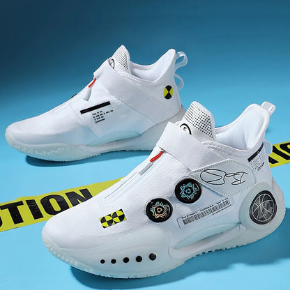 Chaussures de basket-ball Super Cool pour garçons et filles, chaussures de Sport de plein air à laçage rapide