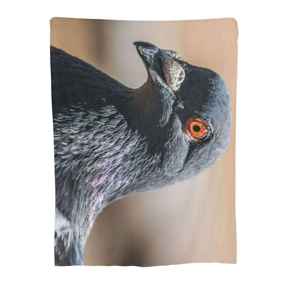 Extremely Soft Microfiber Blanket - Pigeon Pattern