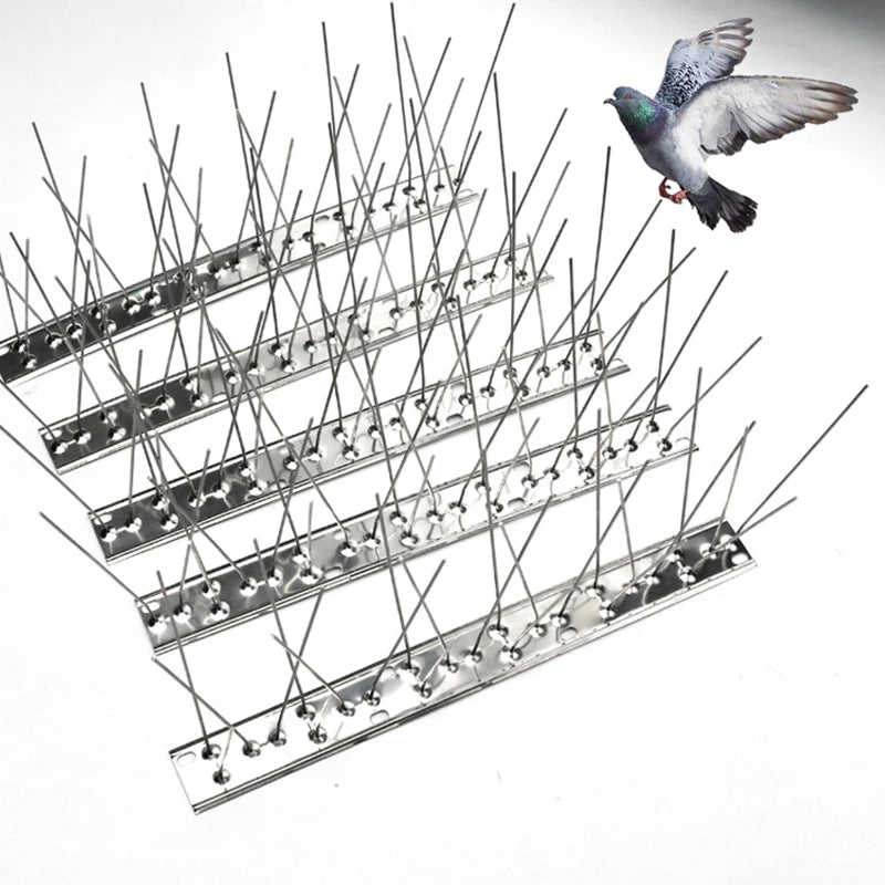 Protect your property from pigeons with stainless steel anti-pigeon spikes!