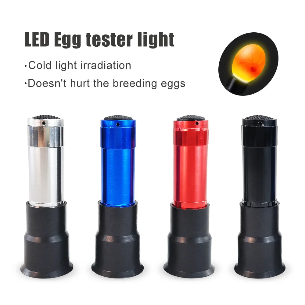 Eclosión exitosa garantizada: lámpara de vela LED para incubadora - ¡luz fría y probador de huevos!