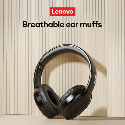 Lenovo TH30 casque sans fil Bluetooth 5.3 écouteurs pliable, casque de jeu, Sport avec micro, musique 250mAh
