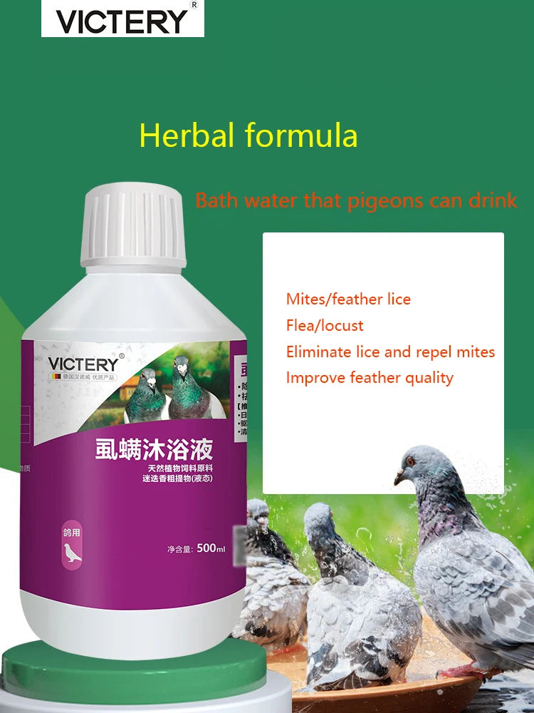 Anti-Poux et Acariens pour Pigeons : Protégez vos volatiles des parasites 500 ml!