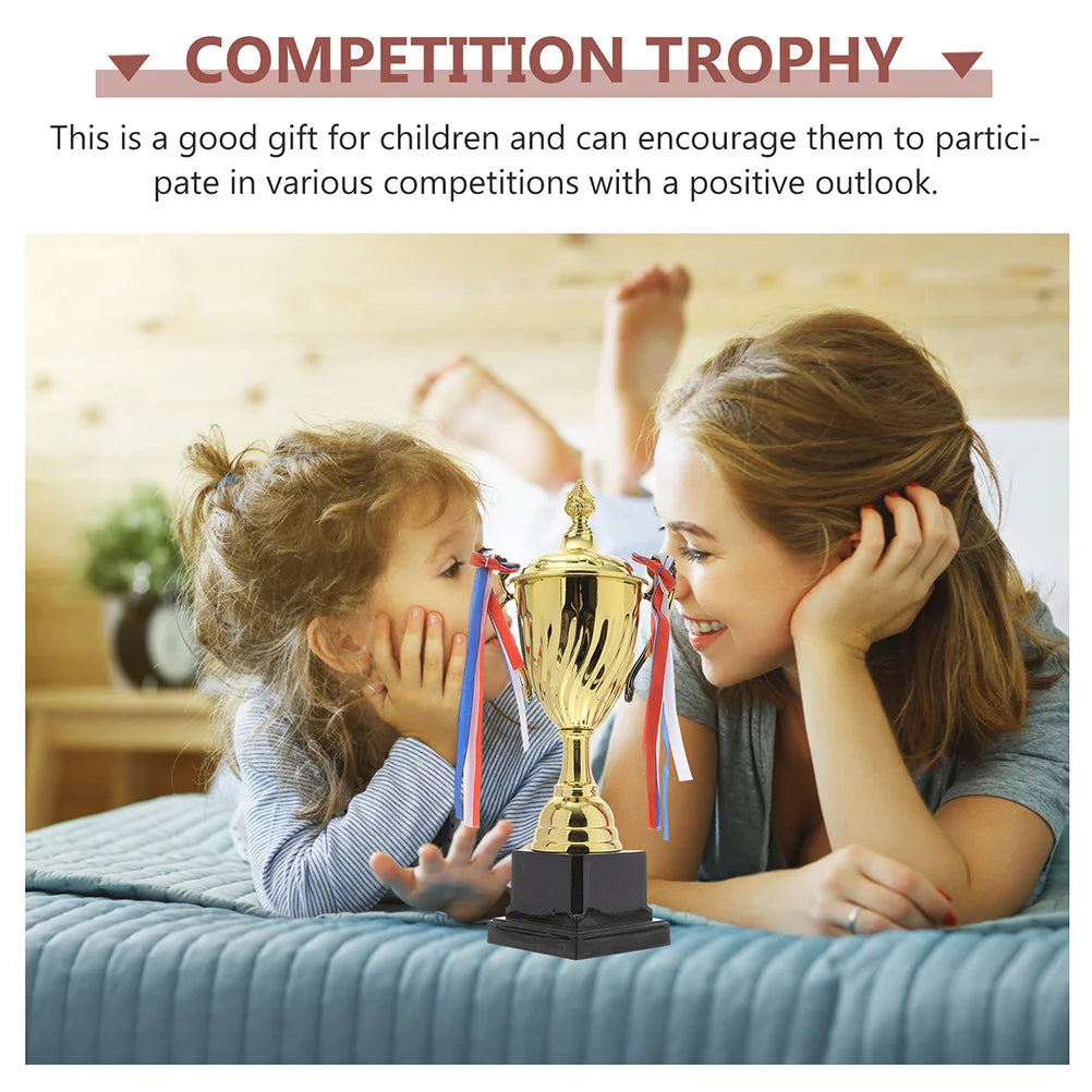 Champion Trophy for Little Champions: Celebrate Your Children's Victories with this Metal Trophy!