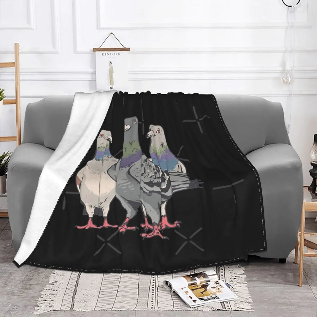 Soft Blanket "Passion Pigeons"