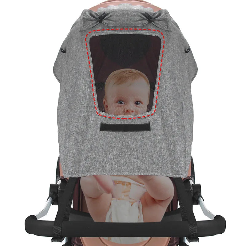 Accessoires universels de poussette de bébé, pare-soleil, Protection UV, couverture d'auvent de chariot pour landaus