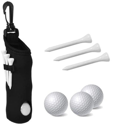 Pochette pour balle de Golf en néoprène, porte-balle de Golf, sac de transport