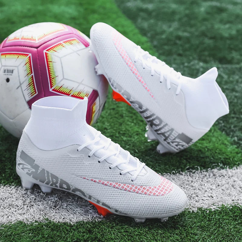 Chaussures de Football ultralégères pour hommes, bottines de haute qualité TF/FG