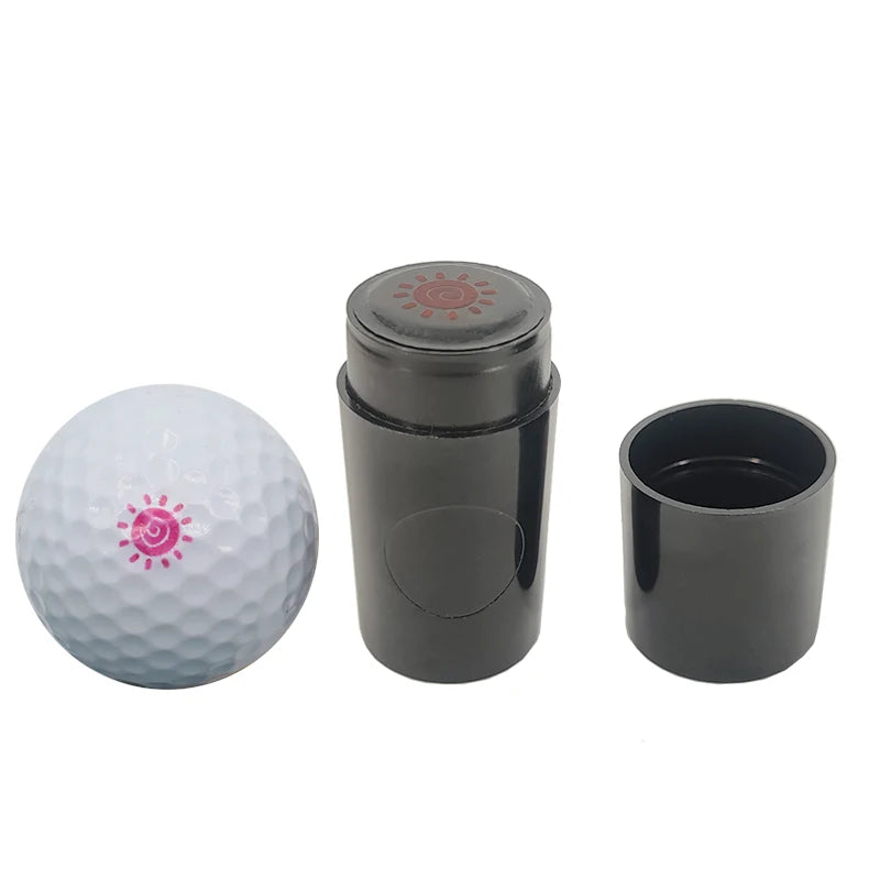 Tampon de balle de Golf, marqueur de tampon, impression à séchage rapide, Durable, divers motifs, accessoires de Golf en plastique, 1 pièces