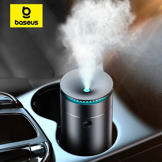 Baseus – diffuseur de voiture, humidificateur, purificateur d'air automatique, désodorisant avec lumière LED