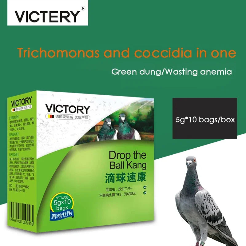 Pigeon Trichomonas &amp; Coccidia: Fight Parasites in 2-in-1!