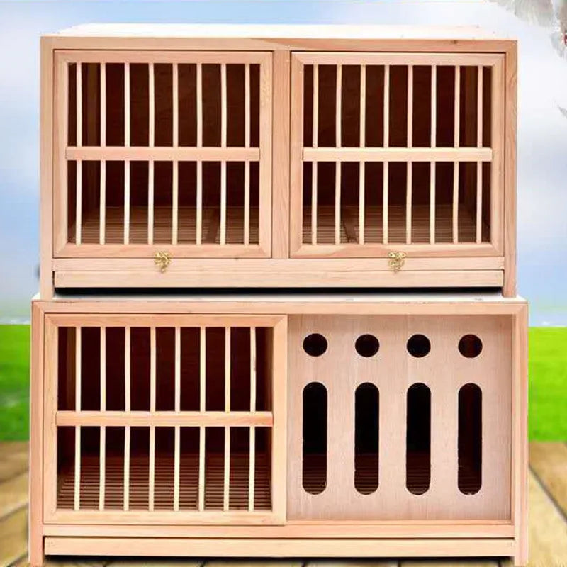 Wooden Pigeon Cage: A Comfortable and Spacious Shelter for Your Pigeons!