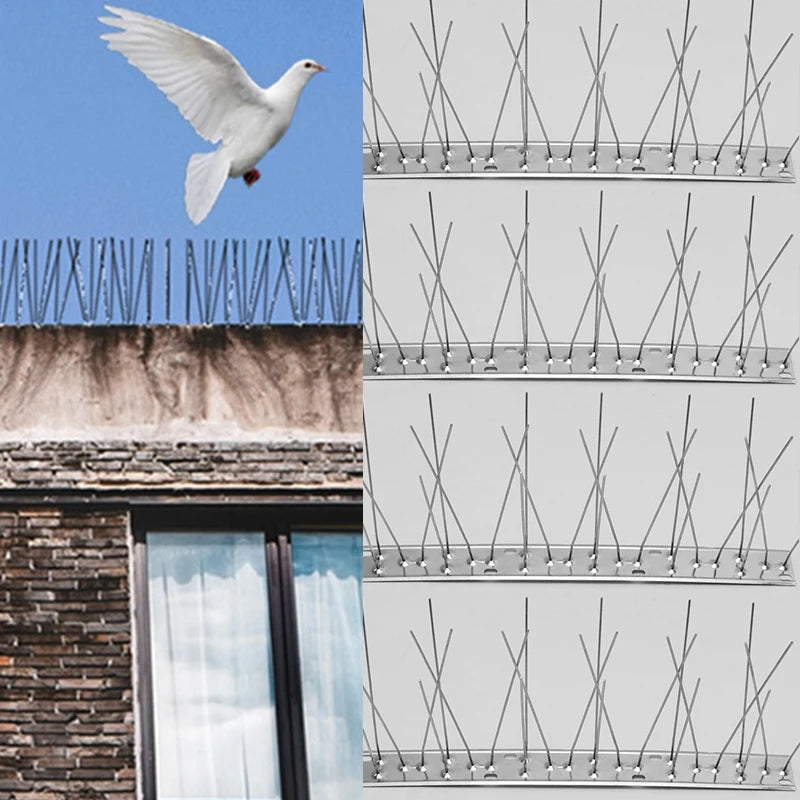 Protect your property from pigeons with stainless steel anti-pigeon spikes!