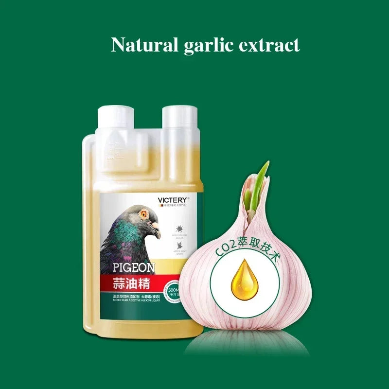 Garlic Oil for Racing Pigeons: The Key to Optimal Gut Health and Increased Performance 500ml!