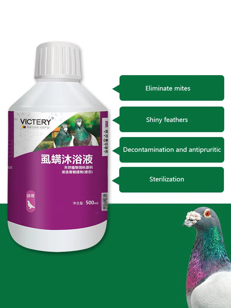 Anti-Poux et Acariens pour Pigeons : Protégez vos volatiles des parasites 500 ml!