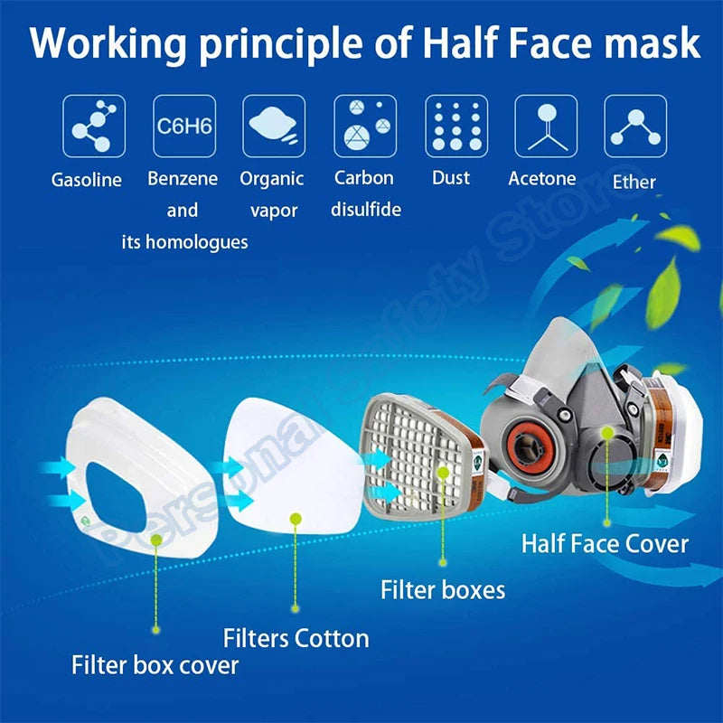 Full Face Respirator Mask 6200