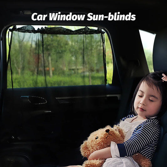 Accessoires de voiture, pare-soleil en maille de gaze pour fenêtre, pare-soleil à ventouse, rideau de voiture d'été, isolation thermique