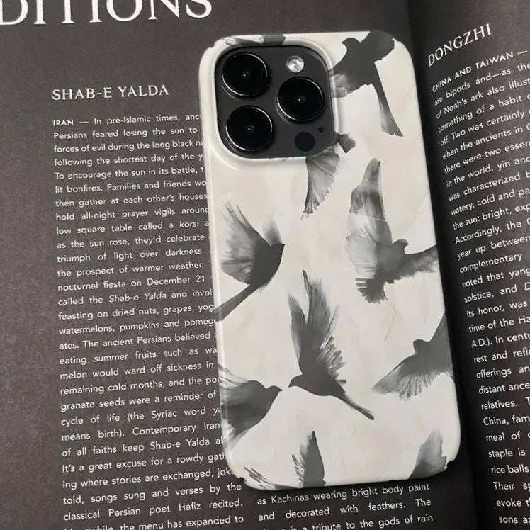 Funda para iPhone con patrón de paloma