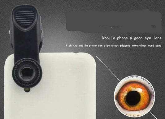 Discover the wonders of your pigeons' eyes with this photo microscope magnifying glass!