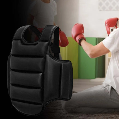 Gilet de protection réversible pour Taekwondo, bouclier réglable, protège-poitrine de karaté pour adultes et enfants, Arts martiaux, poinçonnage lourd, Muay Thai