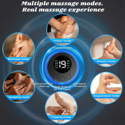 Tapis de Massage des pieds EMS électrique TENS tapis de Massage des pieds tapis de Massage pliable Stimulation musculaire