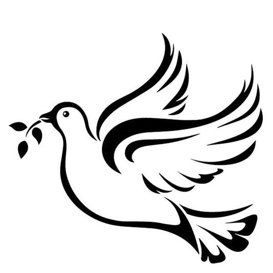 Give your car a touch of originality with this vinyl sticker representing a pigeon!