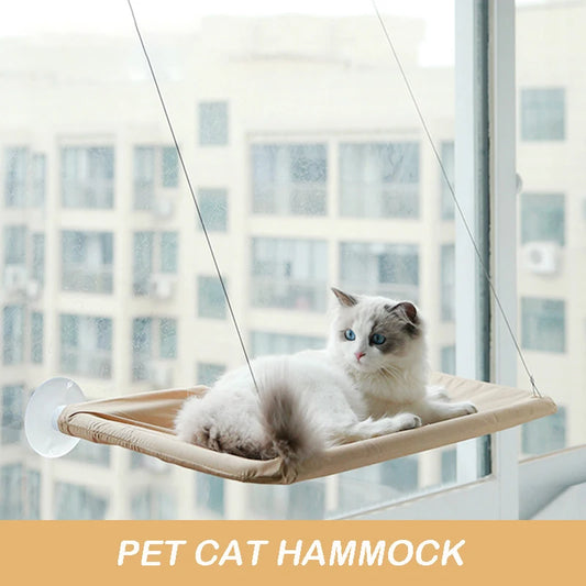 Hamac aérien suspendu pour chat, cadre d'escalade pour chaton, siège de fenêtre ensoleillé, roulement de nid, 20kg, accessoires pour animaux de compagnie.