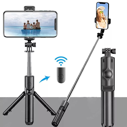 Support de téléphone portable, bâton de Selfie, trépied pour iPhone Xiaomi Samsung Huawei pour Streaming en direct, télécommande.