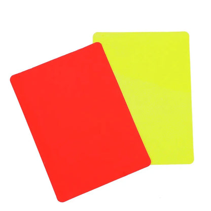 Sifflet d'arbitre de Football, outils de cartes rouges et jaunes, Kit d'arbitre de Match