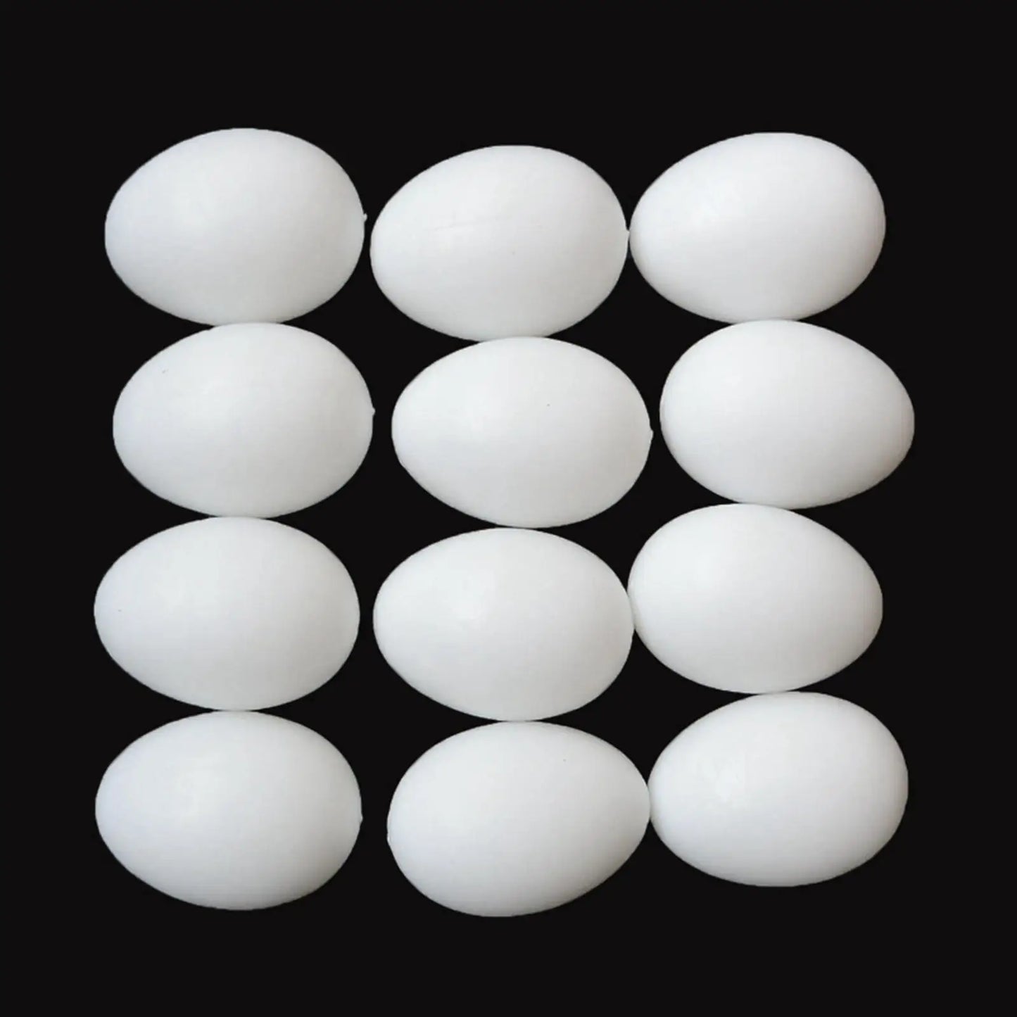 50 Solid Plastic Pigeon Eggs - Perfect for Breeding! 