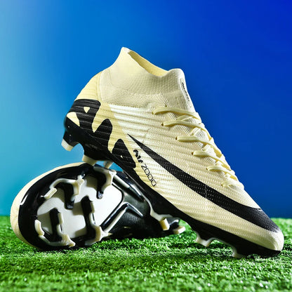 Chaussures de Football pour hommes crampons de Football sur gazon, ultralégers pour enfants baskets TF/FG bottes de Football d'entraînement, taille 34-45